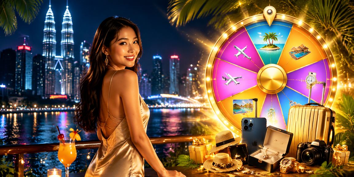 Pesta Lucky Draw Kuala Lumpur dengan tema tradisional Melayu